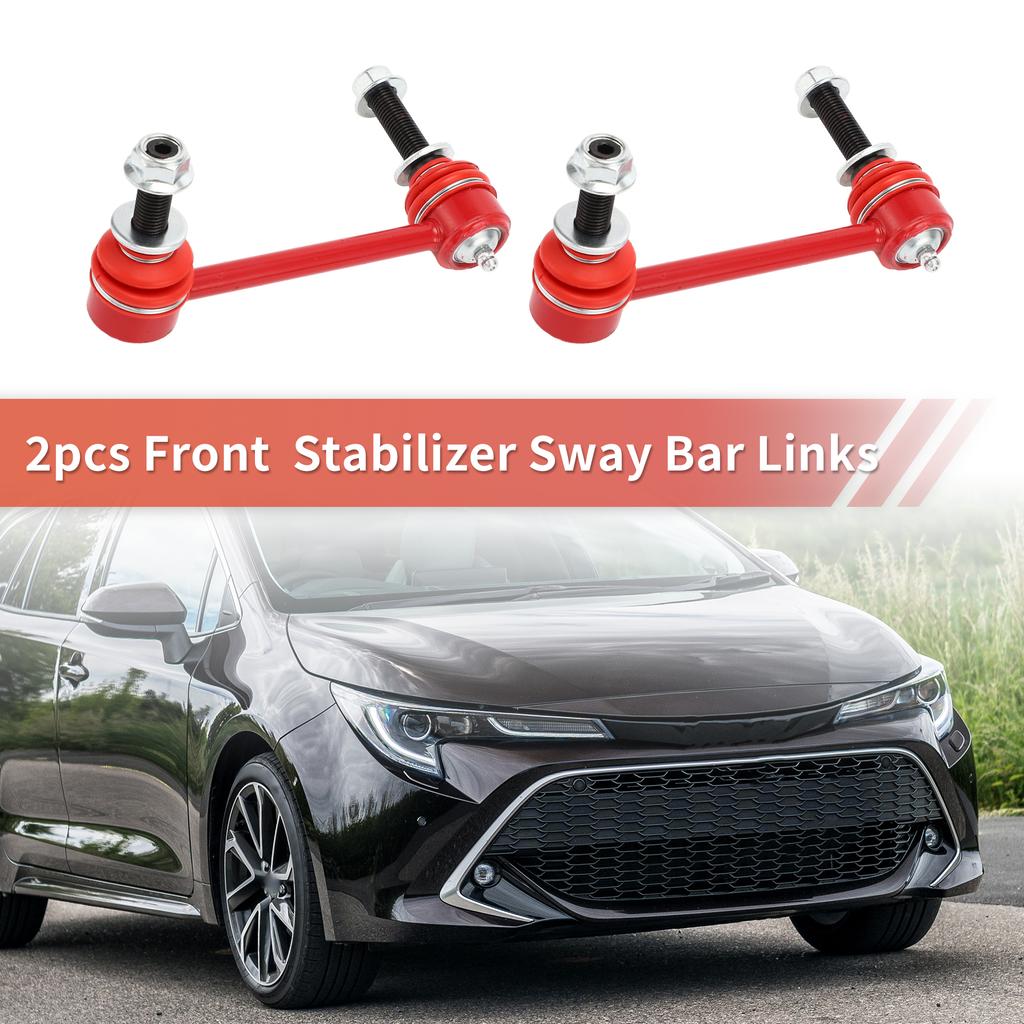 UXCELL 2pcs Front Sway Bar Links Stabilizer Link Kit for Toyota Tacoma 2WD 4WD 05-17