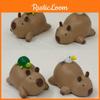 Action Capybara Figure Cartoon Model Toy Decoration Doll Children Ornament Gifts