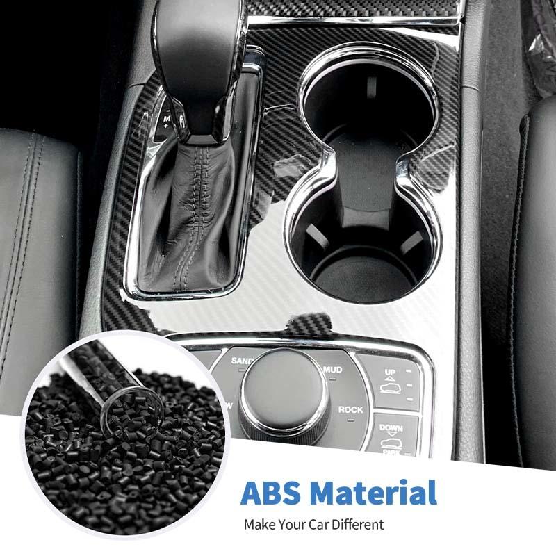 Декоративная панель рулевого колеса ABS, наклейка на приборную панель, подходит для Jeep Grand Cherokee 2016-2021, аксессуары для интерьера