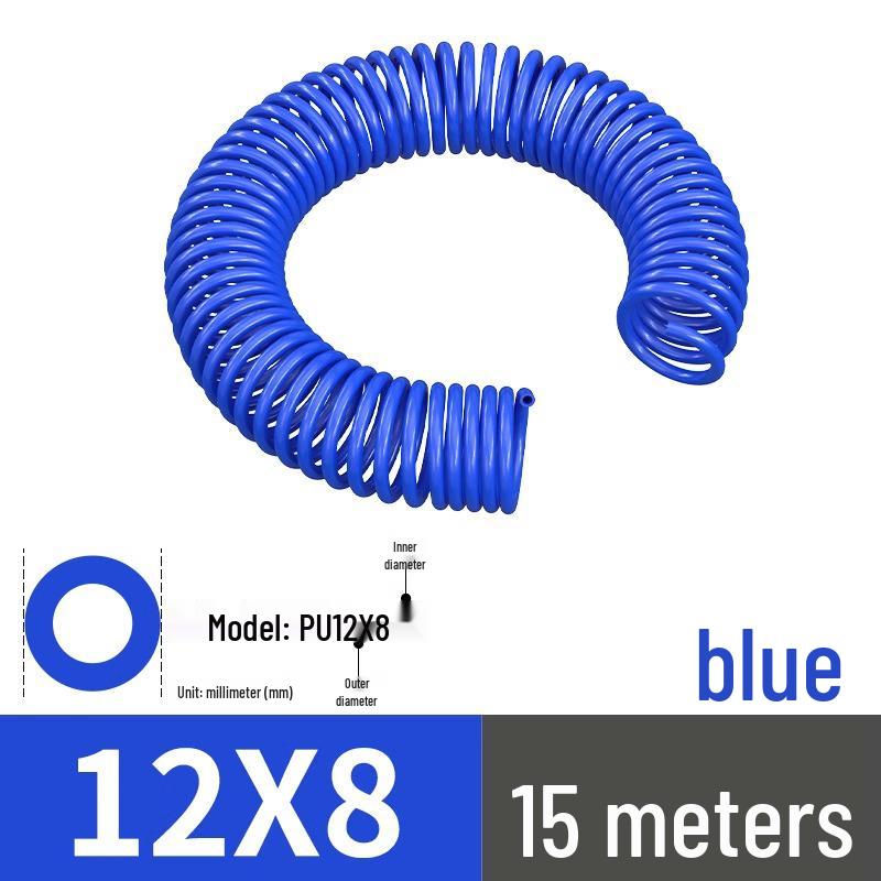 High-Pressure Retractable Air Hose with Quick Couplings