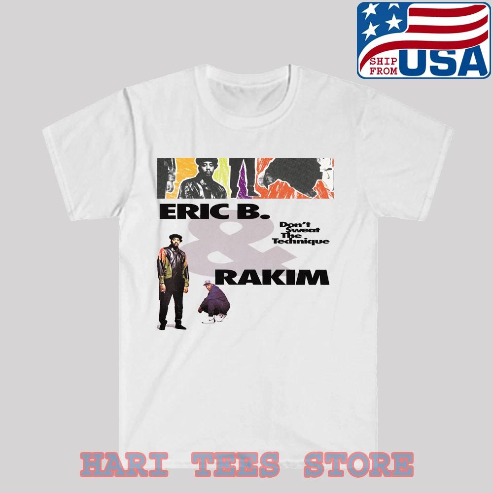 Eric B & Rakim Don't Sweat The Technique Men's White Size S to 3XL