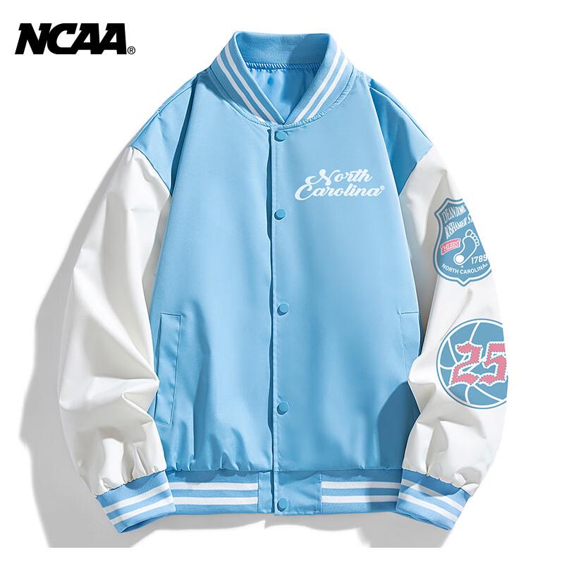 Винтажная бейсбольная куртка NCAA унисекс свободного кроя