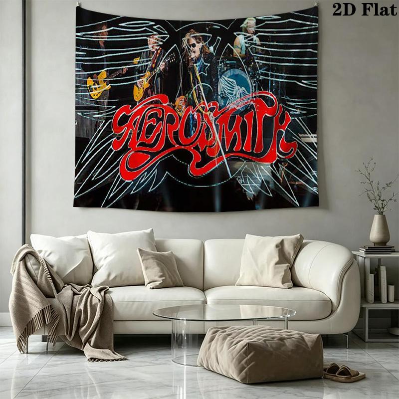 Стена Aerosmith Гобелен Эстетичное настенное панно Печатная тканевая одеяло Декоративные гобелены для спальни гостиной Домашний декор