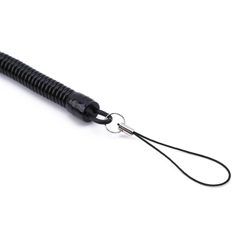 Креативный автомобильный брелок для ключей, банджи-шнур, выдвижная веревка, безопасная подвесная пряжка с защитой от потери