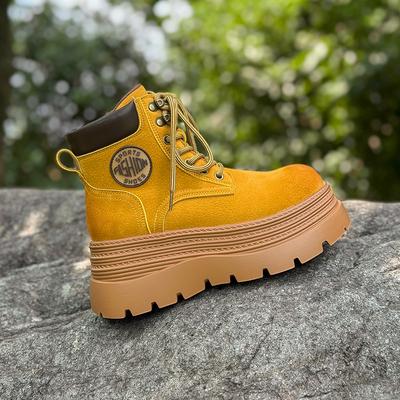 Британский стиль осень и зима женские теплые легкие для активного отдыха пешие прогулки альпинизм нескользящие спортивные повседневные не устающие ноги ботинки Мартин
