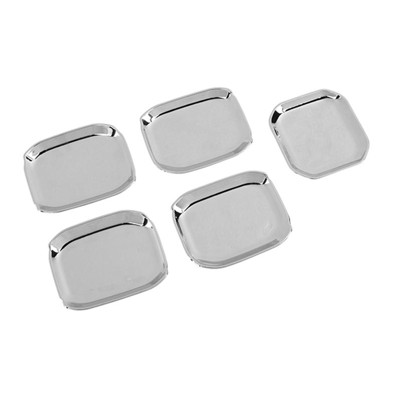 SHINEKA Car Door Bowl Decoration Cover Stickers for Jeep Wrangler JL 2018 2019 2020 2021 2022 2023 2024 Up Exterior Accessories