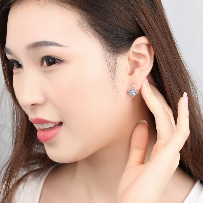 Lindon Copper Alloy Zircon Earrings Drop Earrings For Women Wedding Party Gifts
