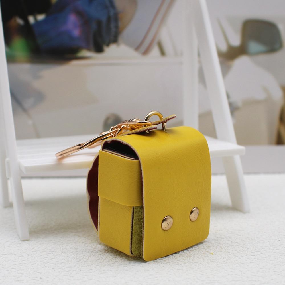 PU кожа кукла маленький рюкзак однотонный мини рюкзак брелок милый детский