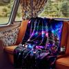 Galactic Ambulance In Cosmic Space Adventure Rv Blanketcustomizable With Your Namecomfortable And Stylish Perfect For Rv Travel Beds Chairs Offices