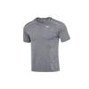 TechKnit Wild Run Reflective Stripe Running Short Sleeve T-Shirt Men Tops Gray CJ5815-010