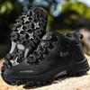Мужская обувь для походов с высоким берцем, нескользящие, износостойкие уличные ботинки, большой размер