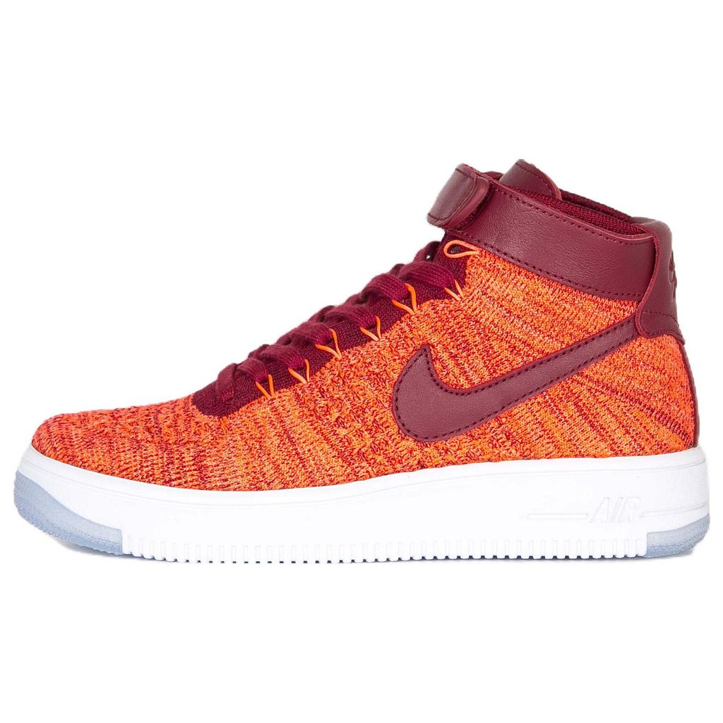 Nike Air Force 1 Flyknit Total Crimson Женские 818018-800