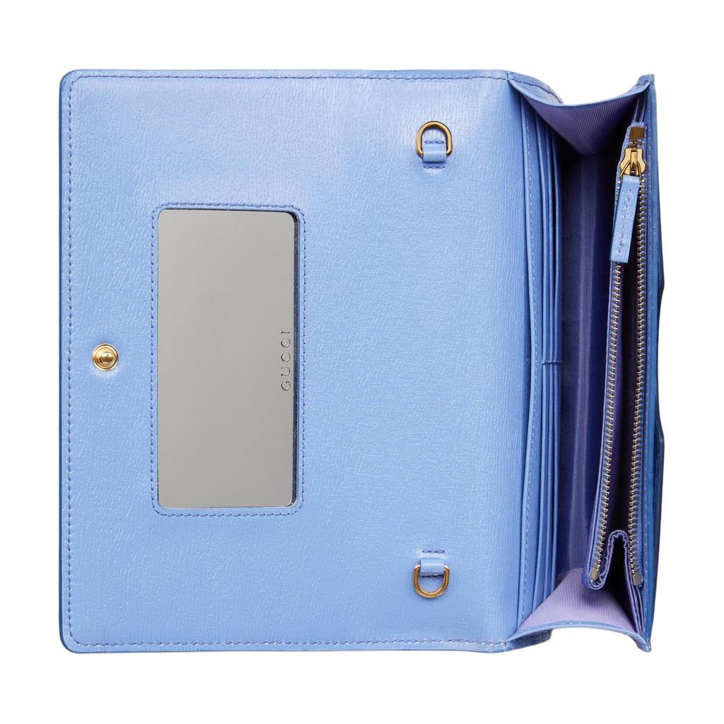 GUCCI Leather Shoulder Bag, Crossbody Bag, Wallet Women's Light Purple 772643-0OP0N-5242