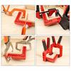Odowalker 12-Piece Right Angle Fixing Square, L-Shaped Corner Clamp, Right Angle, 3/4/6 Inch, Woodworking Clamp, Woodworking Hand Tool for Crimping, W