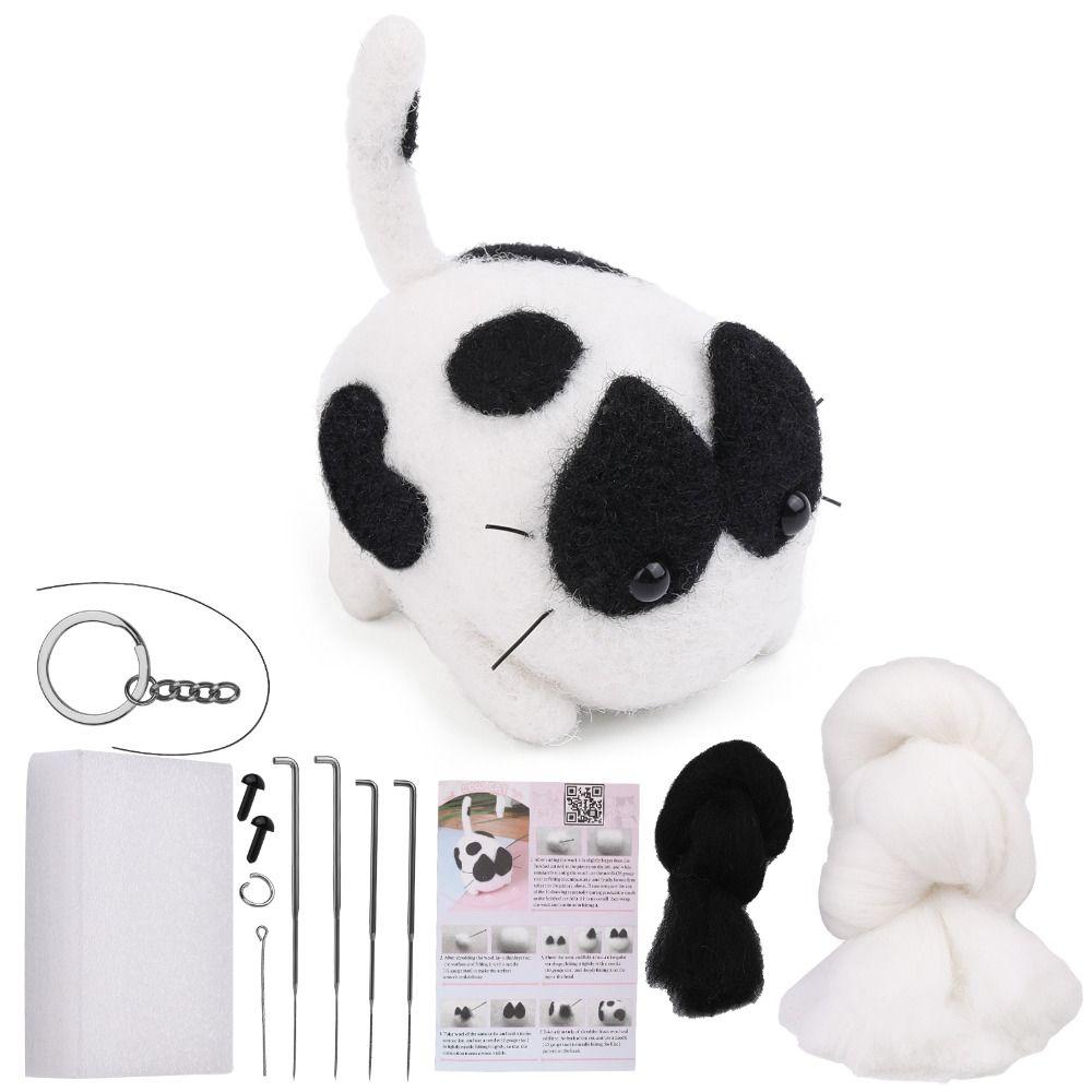 Набор для валяния из иглы своими руками, набор материалов для валяния из шерсти животных, набор для начинающих по валянию