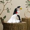 Sporting Painted Figures Wedding Cake Dolls Desk Decoration DIY Micro Landscapes