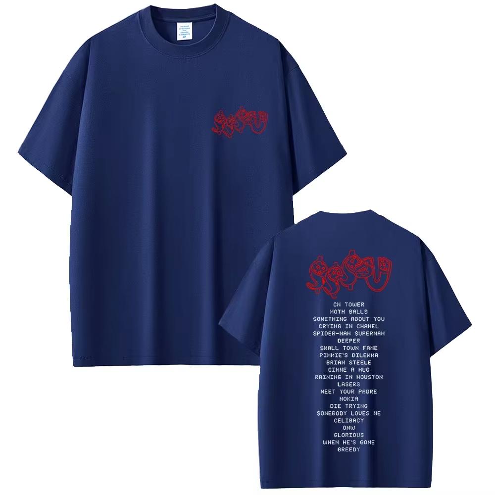 Rapper PARTYNEXTDOOR Drake Graphic T Shirt SSS4U Some Sexy Songs 4 U Tshirts Mens Hip Hop Fashion Tshirt 2026 Springsummer