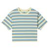 Levi's Женская вязаная футболка в американском ретро-стиле в полоску с коротким рукавом