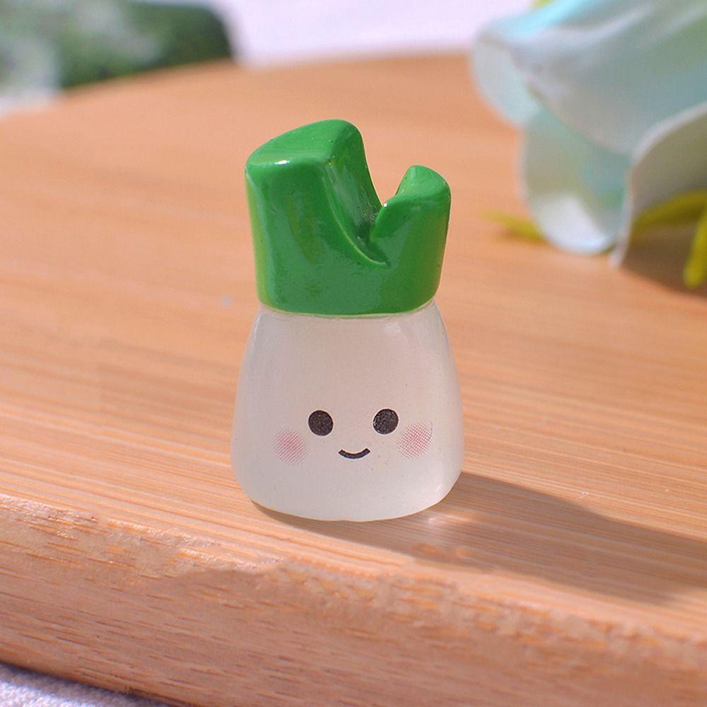 Cute Simulation Luminous Vegetables Mini Fake Vegetables Home Kitchen Decorations