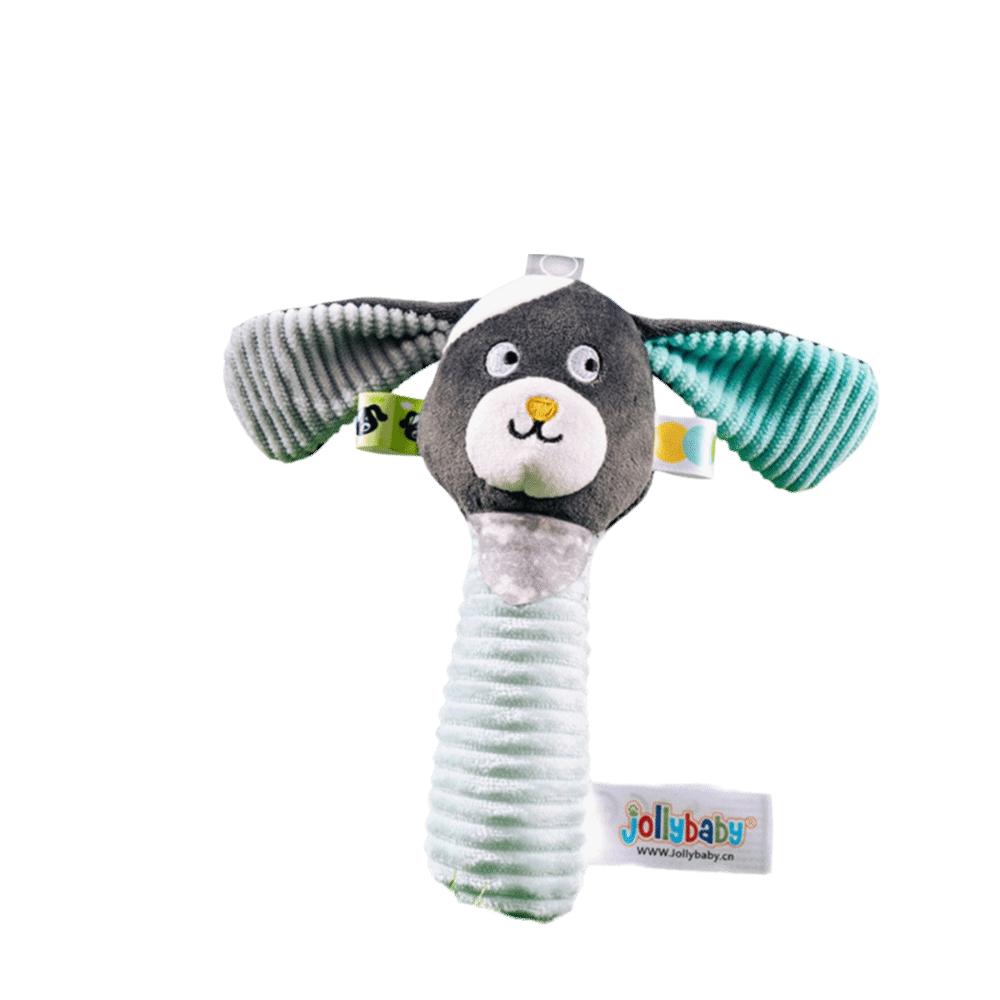 Squeaky Sound Soft Stuffed Animal Rattle Soft Plush Sensory Toys Baby Rattles Newborn Development