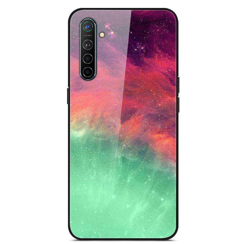 Для OPPO Realme XT Закаленное Стекло Чехол Мягкий Бампер Жесткий Funda Для OPPO Realme 6 Pro Realme X2 XT Чехол для Телефона Realme6 Задняя Крышка
