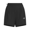 Modern Tech Woven Comfortable Fashion Versatile Three-Quarter Casual Shorts Women Shorts Black JM8826