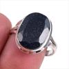 Natural Blue Sunstone Gemstone 925 Solid Sterling Silver Jewelry Ring S.9 y3K39