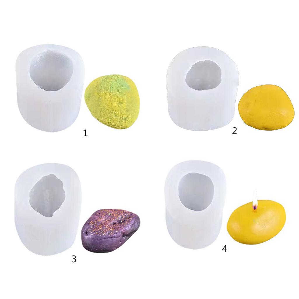 Irregular Candle Making Silicone Mold Unique Stone Shape Mold for DIY Handmade Scented Candle Soaps Clay Plaster Mould