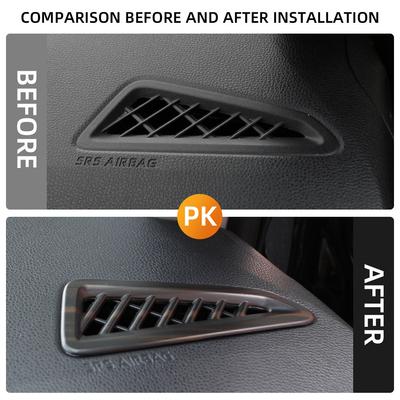 Для Toyota Corolla Cross XG10 Гибрид 2025 2025 2025 2025 LHD Накладка на воздуховод кондиционера Рамка воздуховода Наклейка Аксессуары