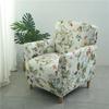 Чехол на стул с цветочным принтом для гостиной, эластичный чехол для клубного кресла из спандекса, эластичный чехол для одного дивана, домашняя барная стойка, отель