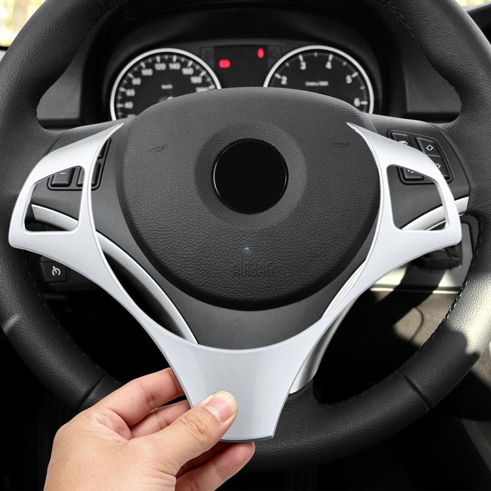 Steering Wheel Trim Sticker for BMW E90 E92 E93 2005 - 2012 E82 E87 2004 - 2011 X1 E84 2009 - 2016 Car Cover Protector