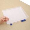 A4 Transparent Storage Box Clear Plastic Document Paper Filling Case File Box