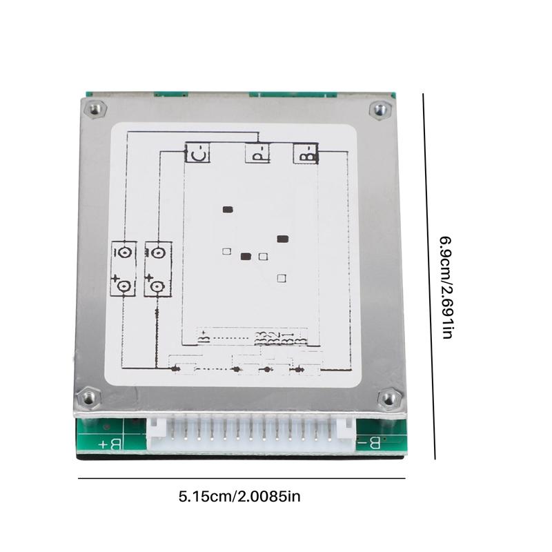 Плата защиты аккумулятора Li-Lipolymer 14S 52V 35A BMS PCB для электровелосипеда Escooter