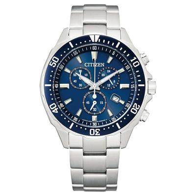 Мужские часы CITIZEN Collection Eco-Drive Хронограф Дизайн Дайвер VO10-6772F