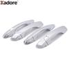 Door Handle Cover Trim For Volkswagen VW Tiguan 2017-    Chrome Car Door Handle Catch Covers Overlay Accessories