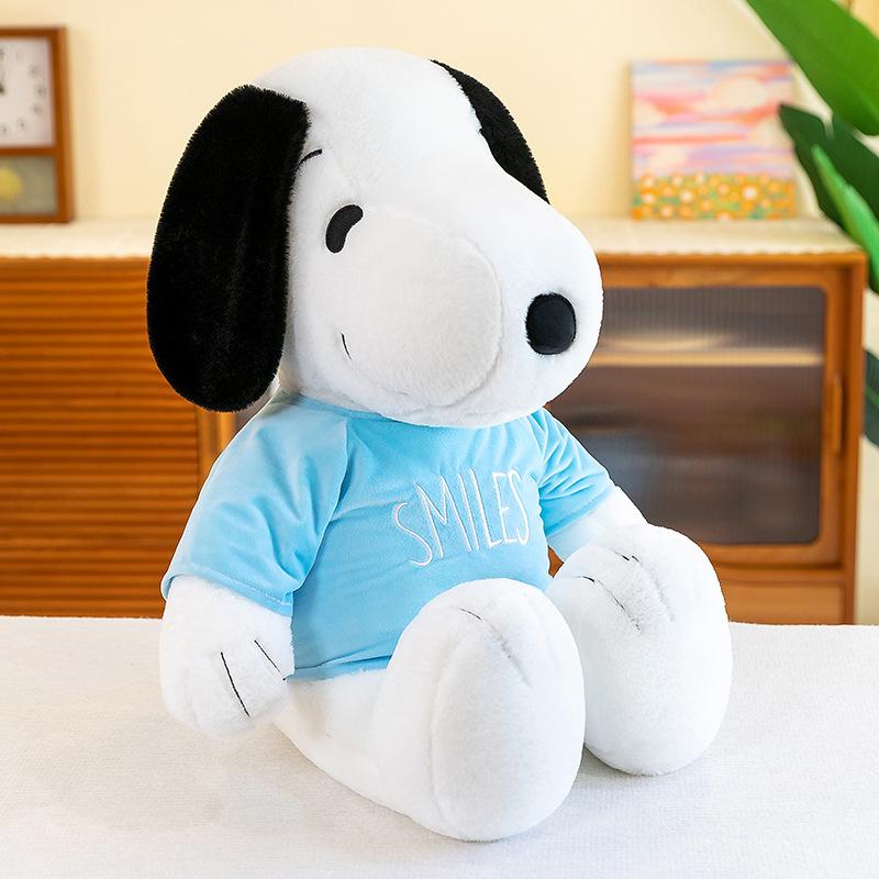 New 35cm Cartoon Cute Snoopy Plush Toy Pillow Sofa Back Plush Doll Gifts For Children birthday gift