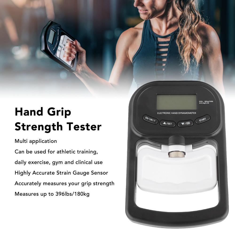 0.1kg 0.4lb Division Hand Grip Strength Trainer Digital LCD Display Grip Strength Tester Home Use