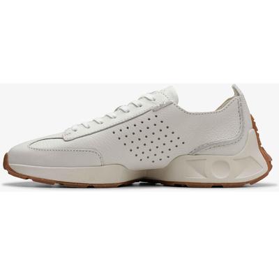 Женские полуботинки Clarks Sneaker craft speed glattleder белые