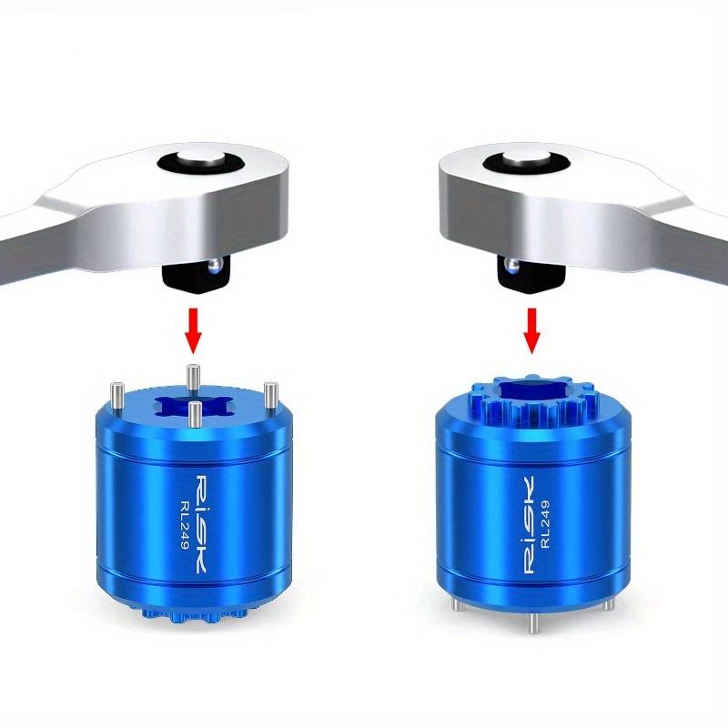 2 в 1 велосипедный инструмент для снятия крышки шатуна DUB для XTR M9100, инструмент для снятия винта каретки, набор ключей с трещоткой 3/8 дюйма