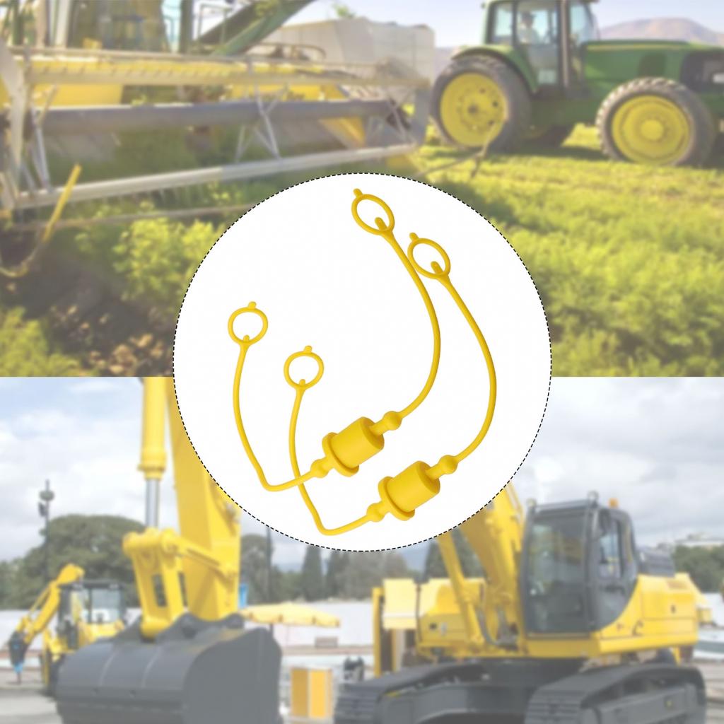 2 комплекта гидравлических быстроразъемных пылезащитных фитингов для муфт ISO A