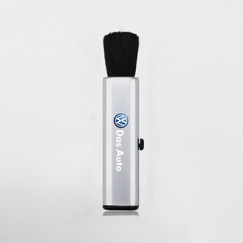 Car Retractable Cleaning Brush Air Conditioner Convenient Brush For Volkswagen Golf Sharan Beetle Touareg Jetta Sticker JSQJS-VW F333