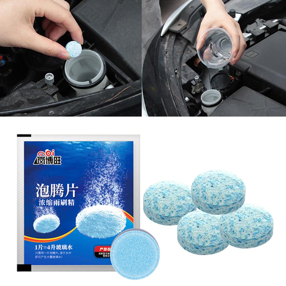 10-100PCS Solid Cleaner Car Windscreen Cleaner Effervescent Tablet Windshield Window Glass Cleaner Detergent Auto Accessories