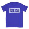 Футболка NIN Retro Logo Nine Inch Nails, мужская модная хлопковая футболка с круглым вырезом и коротким рукавом, идея для подарка, одежда