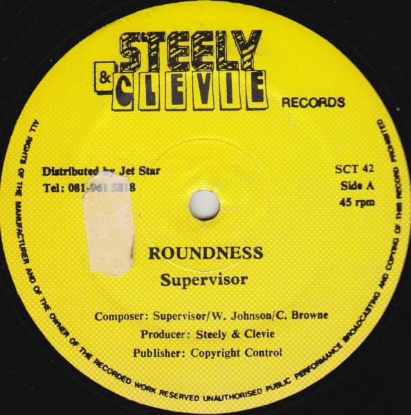 12inch Record SUPERVISOR - Roundness SCT42 Steely & Clevie 1993 UK Reggae, Ska & Dub Used
