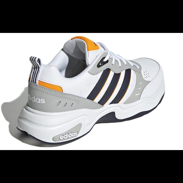 adidas Кеды Neo Strutter из кожи, низкие, повседневные, унисекс, Белый Серый Черный GX0670