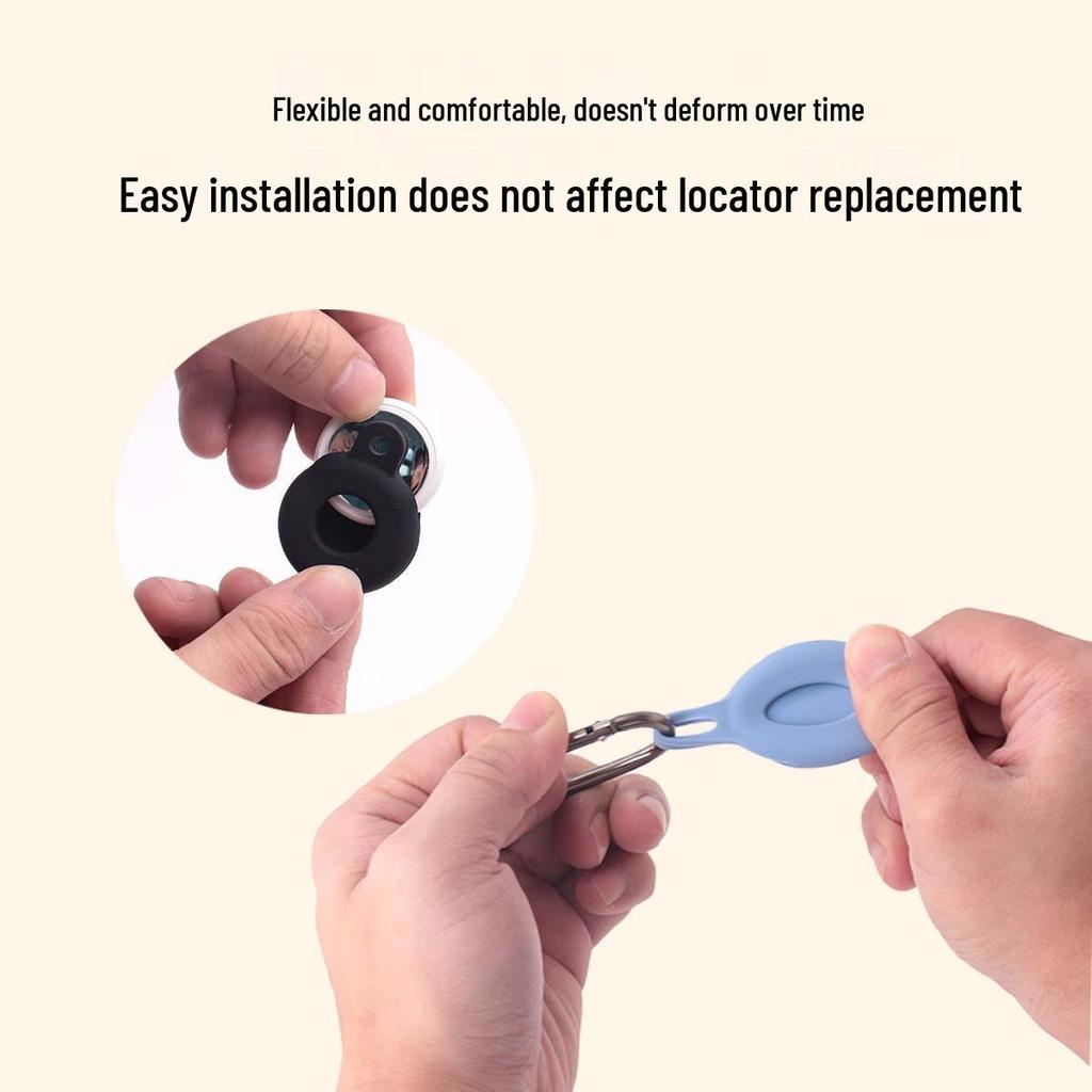 Силиконовый защитный чехол для локатора Apple Airtag - Защитный чехол для трекера от потери