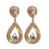 Women Fashion Luxury Shiny Waterdrop Pendant Earrings Jewelry ARI