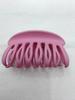 Korean Version Frosted Hollow Comb Hair Clip With Retro Temperament, Girl's Grip Clip, Shark Clip At The Back Of The Head