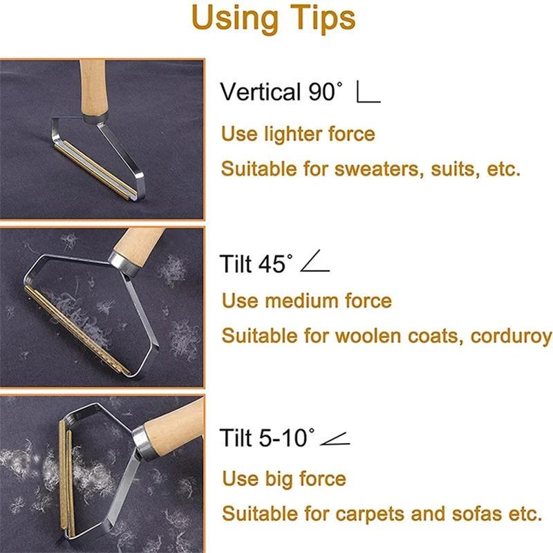 Скребок для удаления ворса для одежды, валик для чистки шерсти домашних животных, пальто, ковры, шерстяная щетка для бритвы для удаления ворса, анти-плюш, 1 шт.