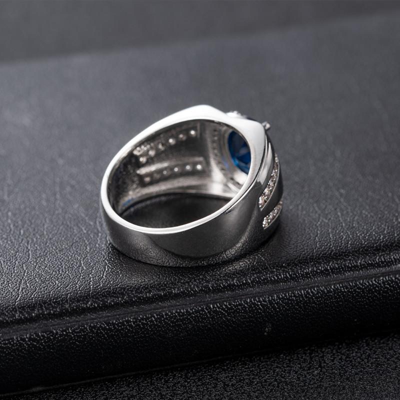 Sace Gems Роскошный медный сплав циркон обручальное кольцо мужчины ювелирные изделия подарок